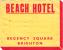 Delcampe - 13 HOTEL Labels ENGLAND ANGLETERRE Weymouth Scarborough Brighton Sheffield Southampton Aberystwyth Southsea Wallingford - Etiketten Van Hotels