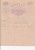 LETTRE FACTURE -BETTS  ET CIE -USINE DE FLOIRAC  -GIRONDE -AFFRANCHIE N° 60 OBLITERATION GC 807 - BORDEAUX  ANNEE 1871 - 1800 – 1899