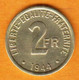 FRANCE / 2 FRANCS / 1944 / France Libre - 2 Francs