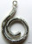 2 Breloque Serpent Argenté Stylisé Sans Nickel Ni Plomb Environ 35x22mm   Breloque Serpent Impression Recto-verso - Perlen