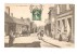 CPA 18 NERONDES Poste & Grande Rue : Très Belle Animation - Attelage 2 Chevaux Cachet Convoyeur Bourges Nevers - Nérondes