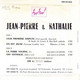 EP 45 RPM (7")  Jean-Pierre Et Nathalie  "  Leur Première Dispute  " - Other - French Music