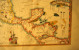 MAP OF CALIFORNIA, MEXICO, FLORIDA - Geographical Map - 64 X 69 Cm - Framing - Cartes Géographiques