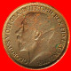 * MISTRESS OF SEAS: GREAT BRITAIN HALF PENNY 1924! GEORGE V (1911-1936) INTERESTING TYPE! LOW START  NO RESERVE! - C. 1/2 Penny