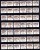 Australia 1981 Endangered Species 50c Leadbeater's Possum  85+ Used  - 2 Scans - Sheets, Plate Blocks &  Multiples