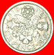 &#9733;LAST TYPE: UNITED KINGDOM &#9733; 6 PENCE 1961! LOW START &#9733; NO RESERVE! - H. 6 Pence