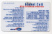 ISRAEL CARTE TELEPHONIQUE GLOBAL CALL PLANISPHERE - Israel