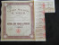 Action 500 Frs Grands Magasins "AU SOLEIL" Share Coupons Siege Social Paris 5/07/1923 - G - I