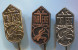 WRESTLING - ATK Varazdin Croatia Vintage Pin Badge, 3 Pieces - Lutte