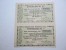 KAMERUN , 2 Dividendenscheine Gesellschaft Süd Kamerun , Von Hamburg 1898 , Recht Selten - Kamerun