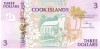 Cook Islands - Pick 7  - 3 Dollars 1992 - Unc - Cookeilanden