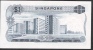 SINGAPORE  P1d 1 DOLLAR 1972  #E/19 Type II  Signature Hon Sui Sen   AU+/UNC. - Singapore