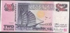 SINGAPORE  P28c 2  DOLLARS Type 1991 #HB Printer : B.A.BANKNOTE Issued 1998   VF  NO P.h. - Singapour