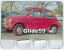 Plaquette En Tôle - L'Auto à Travers Les âges - Editions COOP - N° 73 - Fiat "600 D" - Tin Signs (after1960)