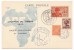 AOF - Dahomey => Carte "Journée Du Timbre" - COTONOU Oct 1945 + Cachet Ordinaire 4 Nov 1945 - Storia Postale