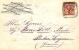 [DC4285] CARTOLINA - IN RILIEVO - CASE CON NEVE - Viaggiata 1903 - Old Postcard - Da Identificare