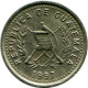 Guatemala - 1997 - KM 276.4 - 5 Centavos - Unc - Guatemala