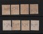 416 De 1938-41 - Lot De 8 Timbres  Perforés.  - Oblitérés.  Type  Mercure - Voir Les 2 Scannes - Autres & Non Classés