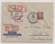 Germany - 1936 - Special Cancellation: Berlin Deutschlandhalle - 13-8-36 - Registered Letter To Fürth - Ete 1936: Berlin