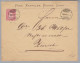 Heimat BE Bienne 1882-04-13 Brief Mit Zu#46 Faserpap. Sitzend - Cartas & Documentos