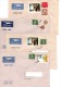 ** INDIA, 20 WHOLE COVERS TO ITALY, VARIOUS STAMPS LOT 6 - Poste Aérienne