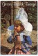 Folklore De Bretagne - Grosses  Bises - Fillette En Costume De FOUESNANT - écrite Et Timbrée (pour Jeux) - 2 Scans - Costumes