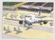 France, 1992, Carte Postale, Liaison Postale Aérienne Nancy Luneville, Premier Vol Lufthansa, Calvi, 4-4-93 - Avions