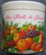 Boite En Métal Diam. 12x12 Cm - Emballage Pour Bonbon Aux Fruits Beau Décor Différents Fruits - Boîtes