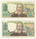 ITALIA -  LOTTO DI 8 ESEMPLARI DEL 2000 LIRE GALILEO GALILEI - CIRCOLATE SERIE VARIE  - EA - LA - OA - UA - YA - 2000 Lire