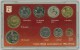 ISRAELE - MINT SET - 9 Piece '1984 Official Uncirculated Set'. Coins W/o Mint Mark. Plastic Style Holder. - Israele