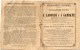 DAMAZAN )  Carnet Horticole- 1908_1909-5 PAGES RECTO VERSO TOUT FRUIT, LEGUMES , CATEGORIE  PEU COMMUN - Autres & Non Classés