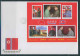 NORTH KOREA 2011 CHINA FRIENDSHIP SHEETS FDC IMPERFORATED - Mao Tse-Tung