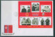 NORTH KOREA 2011 CHINA FRIENDSHIP SHEETS FDC IMPERFORATED - Mao Tse-Tung