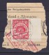 Luxembourg Cutout Clip Deluxe Cancel LUXEMBOURG VILLE 1939 20 Cent. "Lettre De Voiture" Stamp !! (2 Scans) - Andere & Zonder Classificatie