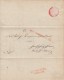 Brief Doppelverwendung Heidelberg 4.2.1845 (rot) Und L1 Neckarbischofsheim Selten !!!!!!! - Vorphilatelie