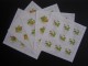 RUSSIA 2003 MNH (**)YVERT6747-6751 Flowers,Fruits/ Fleurs,Fruit/ 5 Feuilles Entière . - Full Sheets