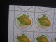 RUSSIA 2003 MNH (**)YVERT6747-6751 Flowers,Fruits/ Fleurs,Fruit/ 5 Feuilles Entière . - Full Sheets