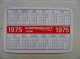 Calendar From USSR 1975 Aeroflot Soviet Airlines Plane Airplane - Kleinformat : 1971-80