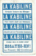 CHROMOS LA KABILINE - METIERS - VITRIER - Altri & Non Classificati