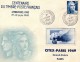 FRANCE Centenaire Du Timbre Poste 1949 Lot 5 Enveloppes Dont Une Avec Bande N° 883A  + Vignette Exposition ....G - Bolli Commemorativi