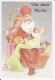 Saint Nicolas,  Enfants, Ours, Jouets ,paillettes, 2 Scans - San Nicolás