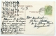 GLOUCESTER CATHEDRAL / POSTMARK - WEEDON (DUPLEX) / ADDRESS - WEYMOUTH, COBURG PLACE - Gloucester