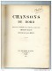 VOILIERS CHANSONS DE BORD A HISSER  A VIRER GAILLARD D´AVANT MARINE PECHEURS ILE DE GROIX  150 PagesTIRAGE NUMEROTE 1937 - Autres & Non Classés