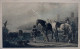 Gravure Ancienne Sans Cadre Chevaux ,personnages,chiens, Vaches - Prints & Engravings