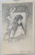 CPA Litho Illustrateur SCOLIK COLLECTION VLAN N° 639 Femme ACTRICE ?  EN Medaillon Art Nouveau Precurseur - Scolik, Charles