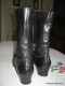 BOTTES  CUIR  NOIR  POINTURE 38 - Shoes