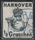 Nordstemmen 20/8 Auf 1/2 Groschen Schwarz Auf Weiß - Hannover Nr. 17 Y - Tief Geprüft BPP - Pracht - Hannover