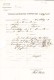 Heimat OW Sarnen Schriftstempel Blau Auf Telegraphische Depeche Vom 30.03.1857 - Marcophilie