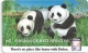 Singapore - Endangered Species Panda, Privates Dulux, 2SICB, 53.000ex, Used - Singapour