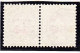 Heimat SH Schaffhausen 18.06.1886 Auf  3Fr. Waagrechtes Paar Telegrafen Marke #18 - Télégraphe
